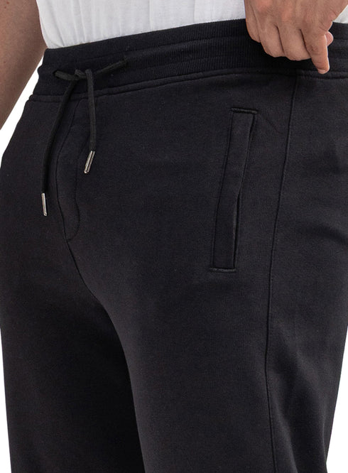 Black Zipper-Melton Wide Leg