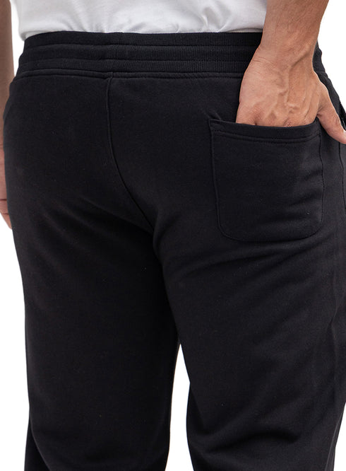 Black Zipper-Melton Wide Leg