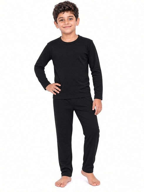 Black Kids Thermal Set