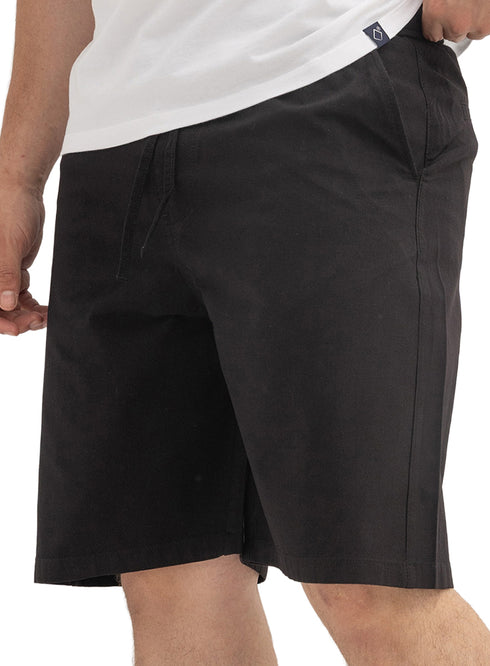 Black linen short