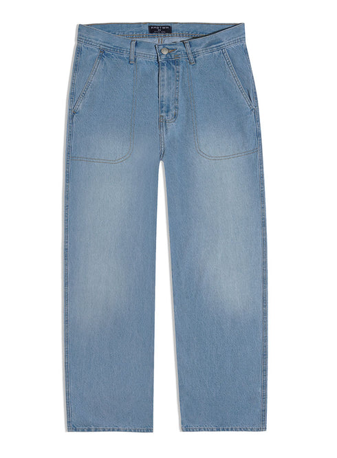 Blue 1 D49-Jeans Wide Leg Pant