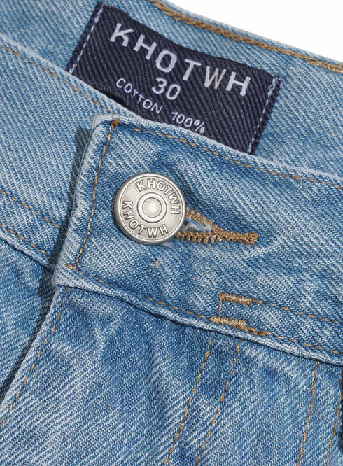 Blue 1 D49-Jeans Wide Leg Pant