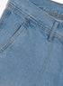 Blue 1 D49-Jeans Wide Leg Pant