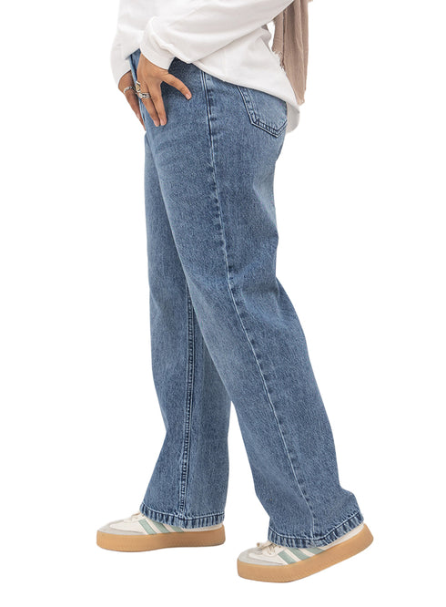 Blue 1 Jeans Wide Leg Pant