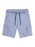 Blue 2 Cargo Denim Short