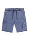 Blue 3 Cargo Denim Short