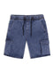 Blue 4 Cargo Denim Short