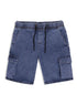 Blue 4 Cargo Denim Short