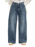 Blue 4 Side Cut Straight jeans