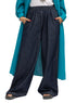 Blue Denim wide leg pants