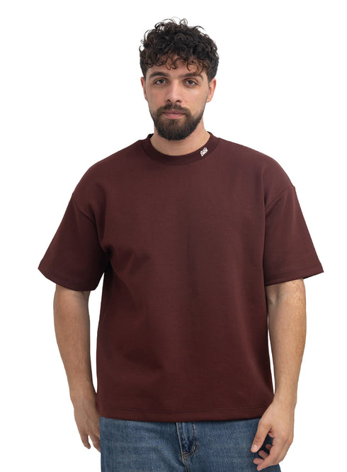 Brick Red Design 1033 NF-Round T-Shirt