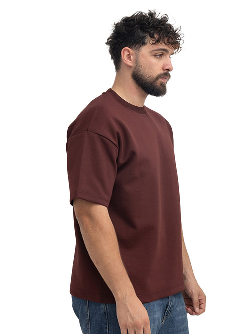 Brick Red Design 1033 NF-Round T-Shirt