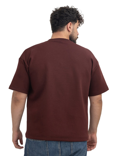 Brick Red Design 1033 NF-Round T-Shirt
