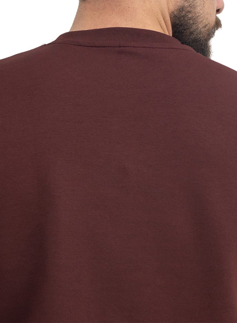 Brick Red Design 1033 NF-Round T-Shirt