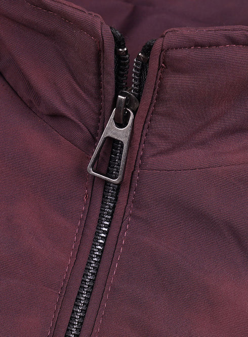 Brick Red Gabardine Jacket 1