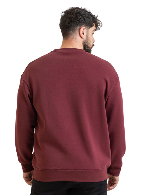 Brick Red Lined Over Size Sw-Round