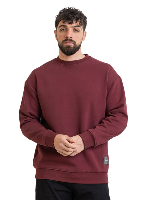 Brick Red Lined Over Size Sw-Round