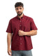 Brick Red Oxford Half Shirt