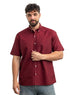 Brick Red Oxford Half Shirt