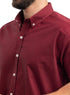 Brick Red Oxford Half Shirt