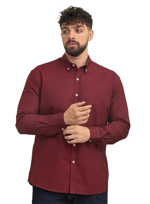 Brick Red Oxford Shirt