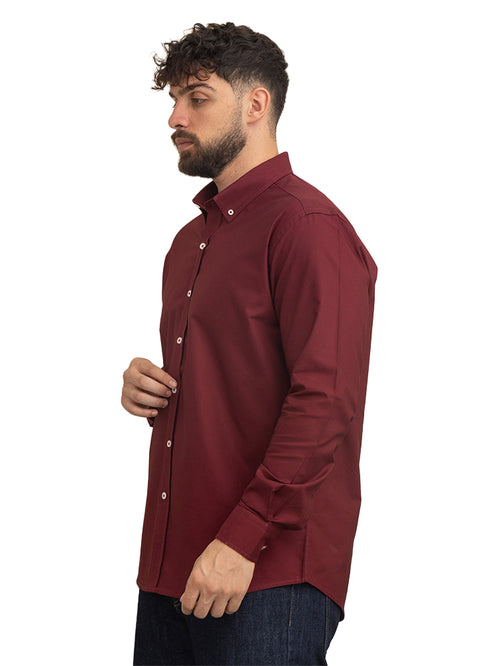 Brick Red Oxford Shirt