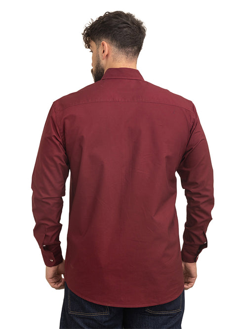 Brick Red Oxford Shirt