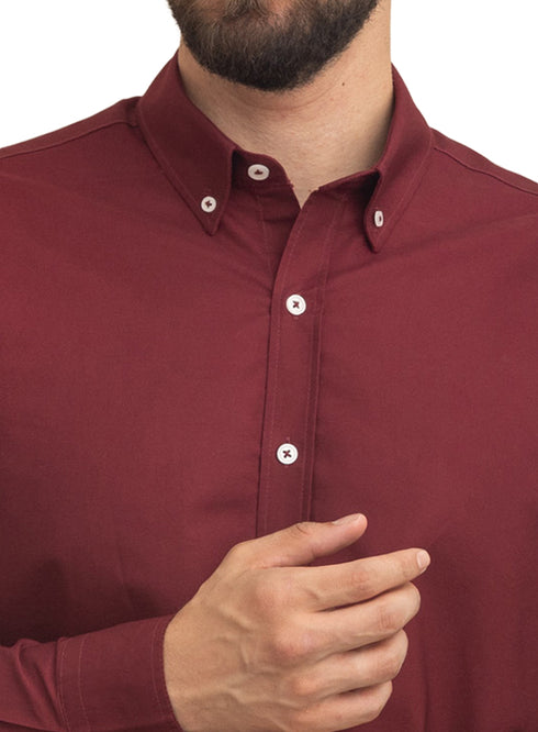 Brick Red Oxford Shirt