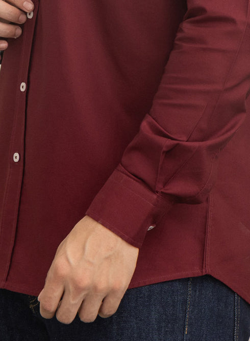 Brick Red Oxford Shirt