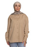 Britch Beige Cur-Gabardine Shirt