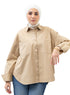 Britch Beige Cur-Gabardine Shirt