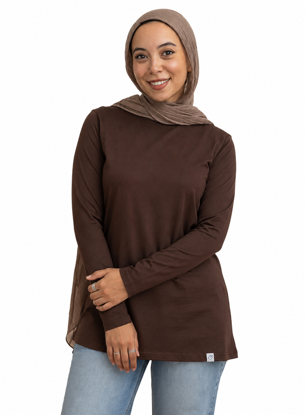 Brown Long-Sleeve