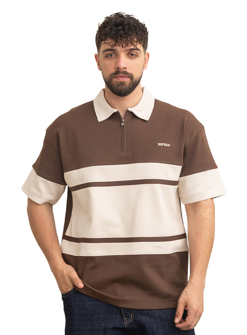 Brown Design 3000 NF-Polo Neck T-Shirt