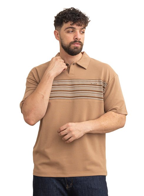 Brown Design 3076 NF-Polo Neck T-Shirt
