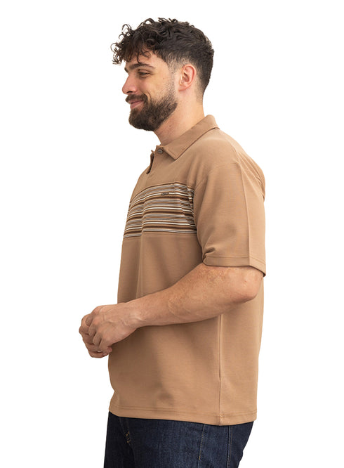 Brown Design 3076 NF-Polo Neck T-Shirt