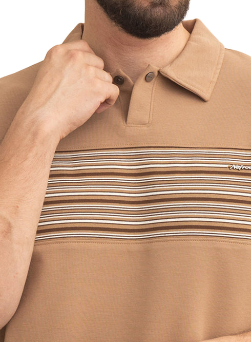 Brown Design 3076 NF-Polo Neck T-Shirt