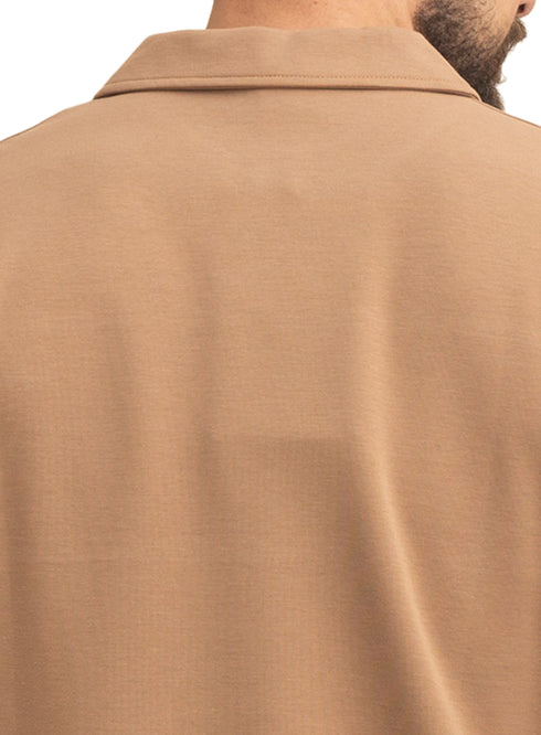 Brown Design 3076 NF-Polo Neck T-Shirt