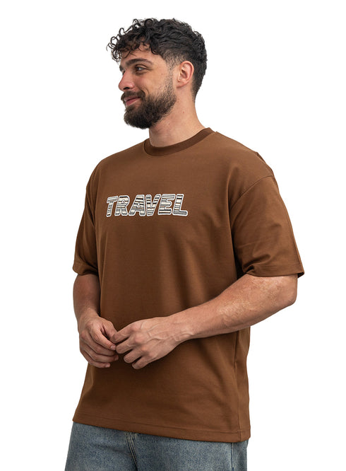 Brown Design 4025 NF-Round T-Shirt
