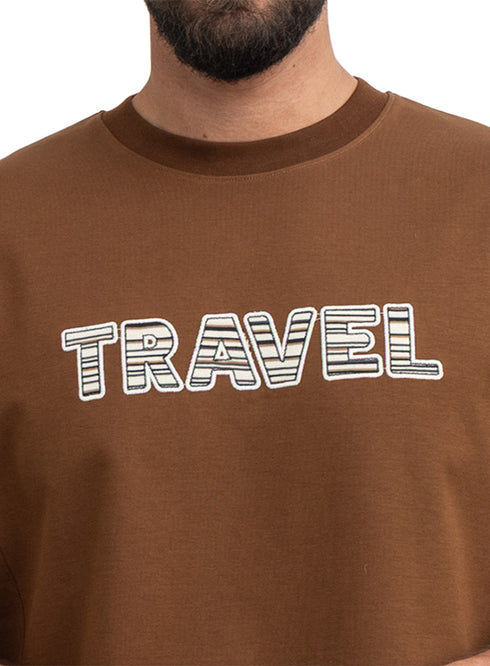 Brown Design 4025 NF-Round T-Shirt