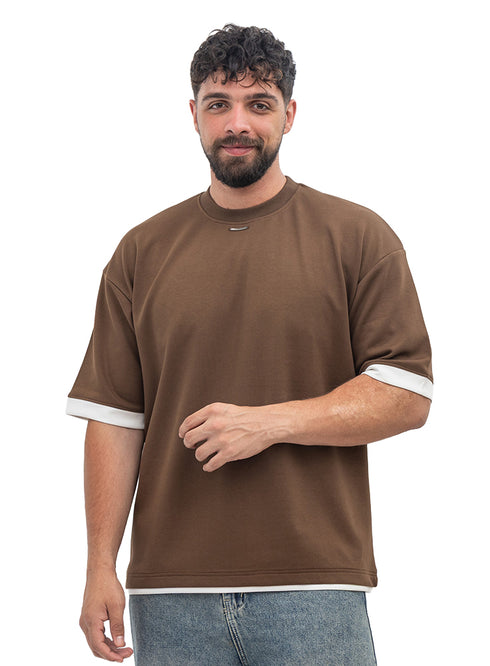 Brown Design 4035 NF-Round T-Shirt