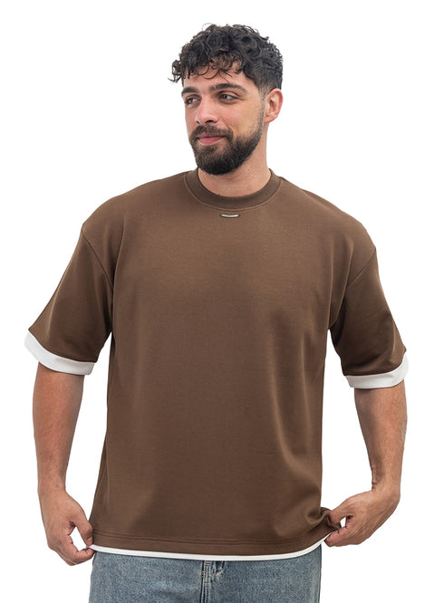 Brown Design 4035 NF-Round T-Shirt