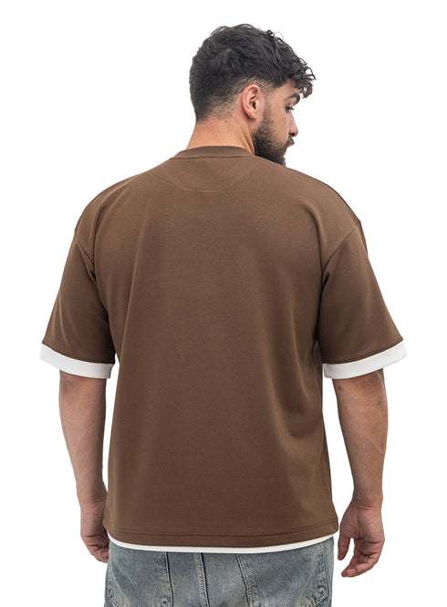 Brown Design 4035 NF-Round T-Shirt