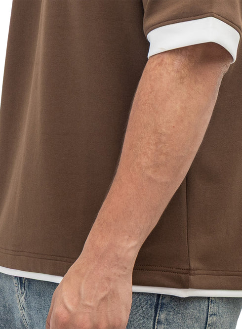 Brown Design 4035 NF-Round T-Shirt