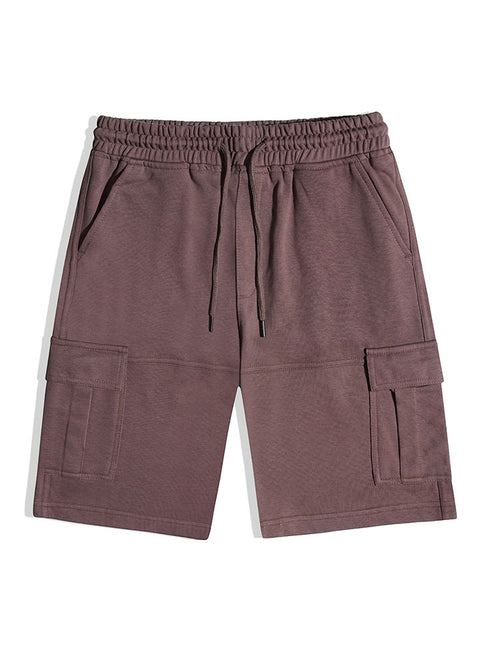 Brown Melton Cargo Short