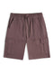 Brown Melton Cargo Short