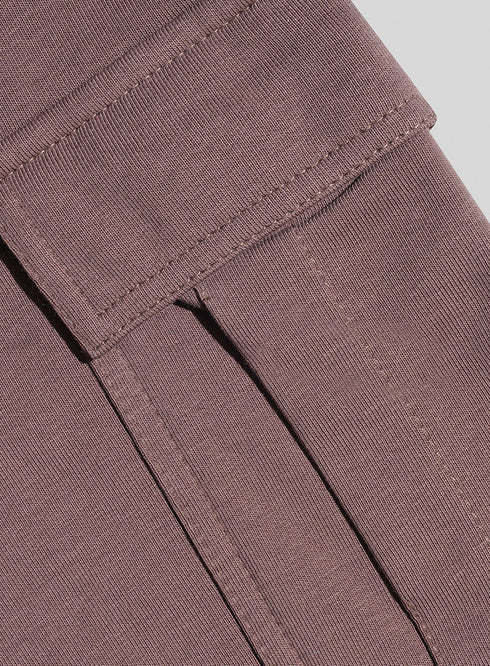 Brown Melton Cargo Short