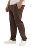 Brown Melton Wide Leg
