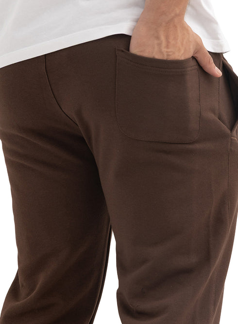 Brown Melton Wide Leg