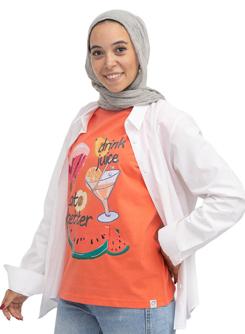 Bubblegum-Design 10 Printed Short-Sleeve