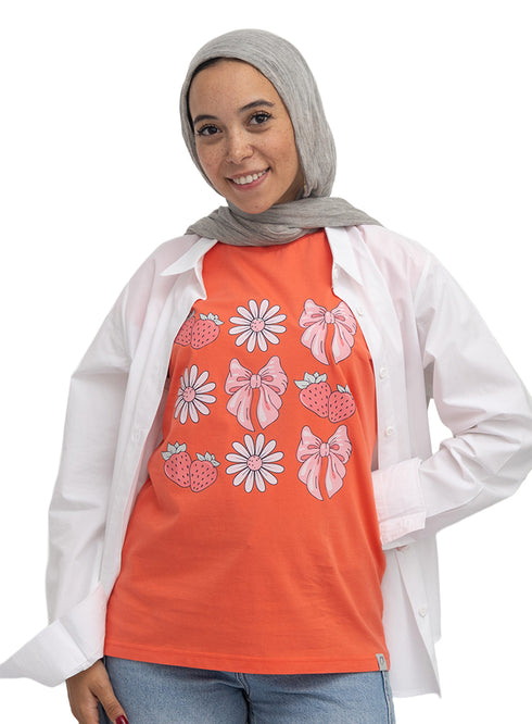 Bubblegum-Design 11 Printed Short-Sleeve
